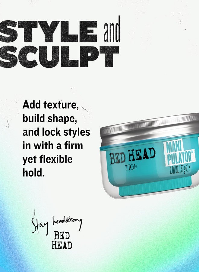 Bed Head by TIGI Manipulator Texturizing Putty - Premium Hair Putty for Men & Women - Incredible Texture & Style - For Styling Short to Medium Hair - Finish on Wet or Dry Hair - 2.01 oz (Pack of 6) - Image 2