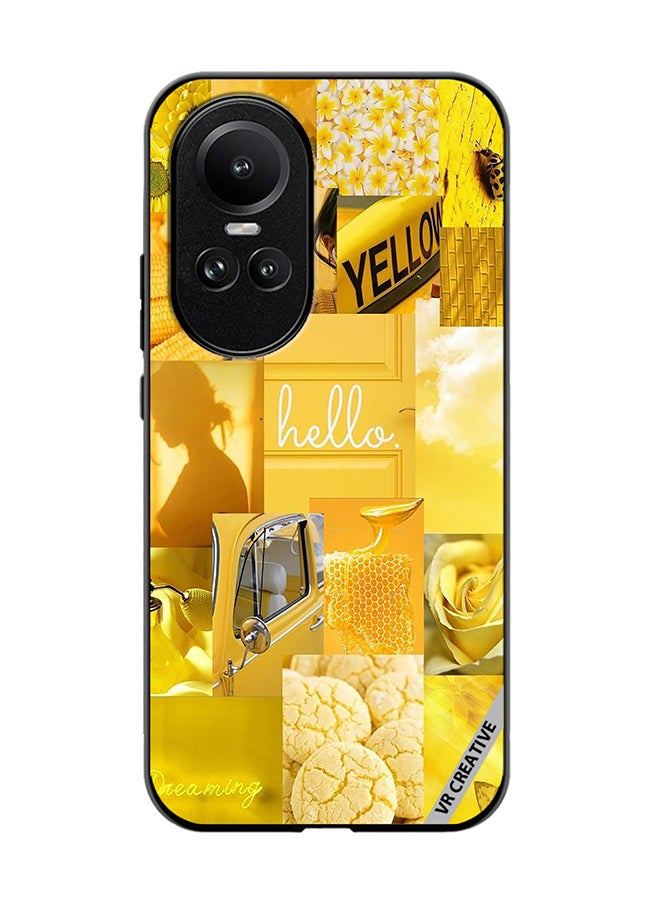 VR CREATIVE Protective Case Cover For Oppo Reno 10 Pro Hello Design Multicolour - Image 1