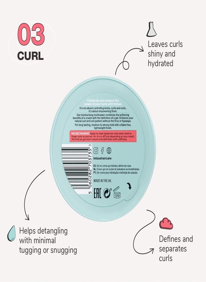 Imbue Curl Empowering Crème Gel 6.7 fl oz - Curl Enhancing Styling Gel for Curly Hair, Edge Control, and Soft Styles | Curly Girl Compliant + Vegan - Image 2