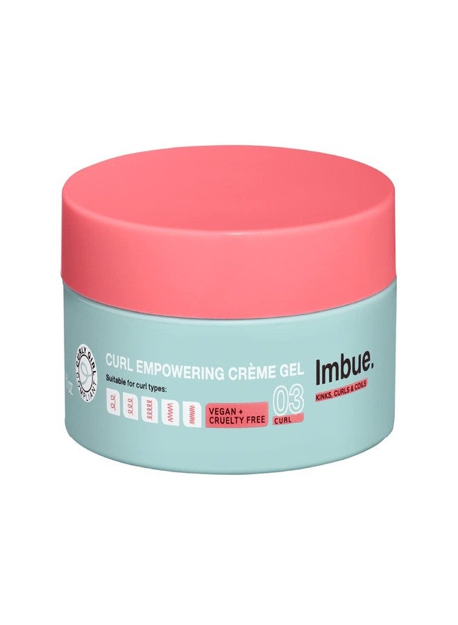 Imbue Curl Empowering Crème Gel 6.7 fl oz - Curl Enhancing Styling Gel for Curly Hair, Edge Control, and Soft Styles | Curly Girl Compliant + Vegan - Image 1
