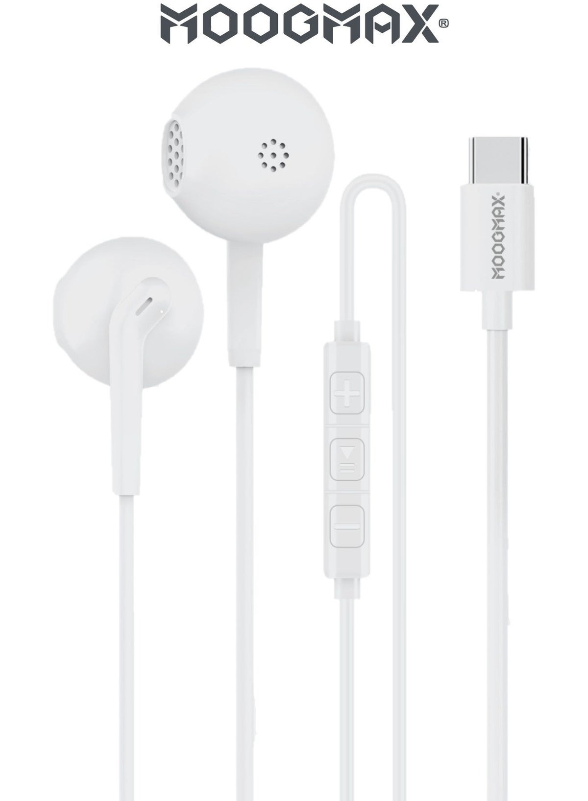 moogmax Moogmax Type C Earphones With Microphone Z8E5E2AD96CEB56A287BCZ