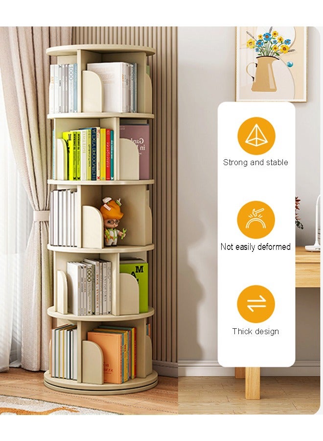 NKX Multifunctional 360° Rotating Sturdy Bookshelf and Storage - Image 3