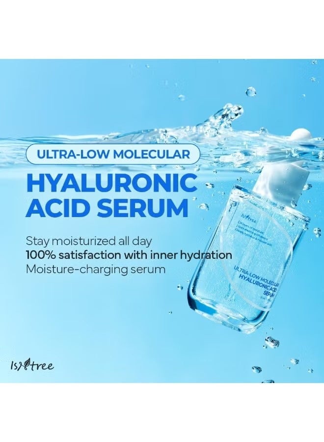 IsNtree Ultra-low Molecular Hyaluronic acid Serum 50ml 1.69 fl.oz. | Quick absorbing Hyaluronic acid serum | Deeply hydrates and smoothens the skin - Image 2
