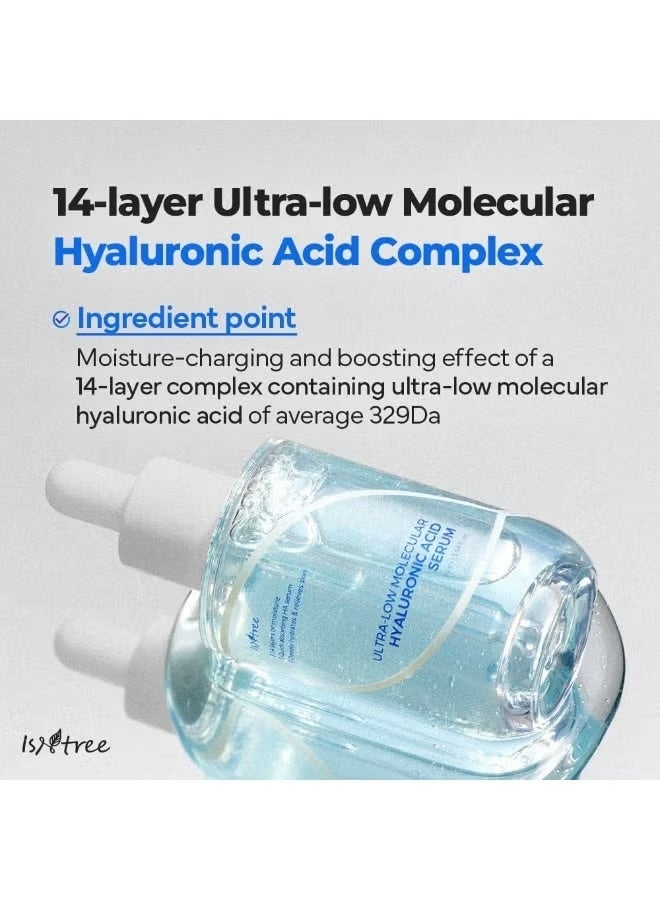 IsNtree Ultra-low Molecular Hyaluronic acid Serum 50ml 1.69 fl.oz. | Quick absorbing Hyaluronic acid serum | Deeply hydrates and smoothens the skin - Image 3