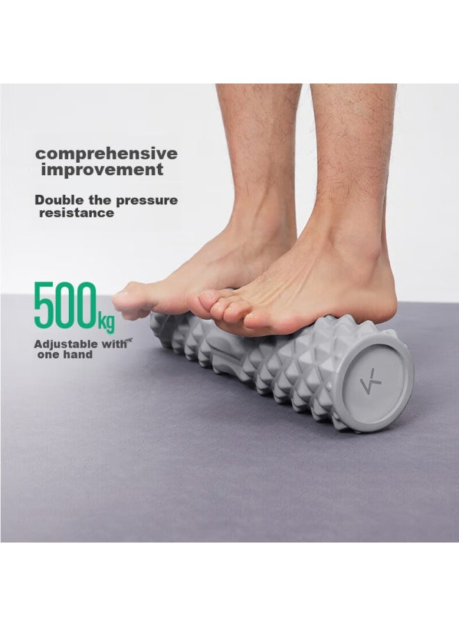 Keep Foam Roller, Muscle Relaxation Massage Stick, Foam Roller Yoga Equipment, Portable Model, Glacier Gray - Image 3
