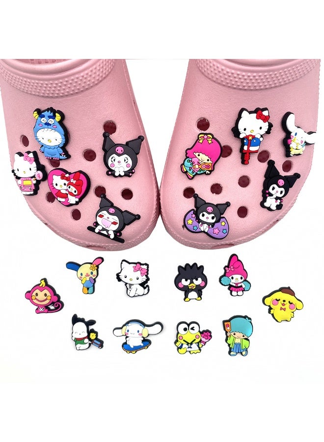 HIHILOOK 20-Piece Crocs Shoe Decoration Charms, Cartoon Charms Shoes Charm for Crocs Hole Hole Shoe, for Kids Boys Girls Man Woman Party Favor  - Image 3
