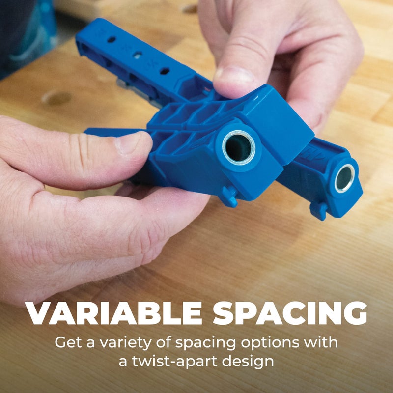 Kreg Kphj320 Pocket-Hole Jig 320 - Small  Durable Jig For Tight Spaces - Create Perfect  Rock-Solid Joints - Easily Adjustable Drill Guides - For Materials 1/2"" To 1 1/2"" Thick - Image 3