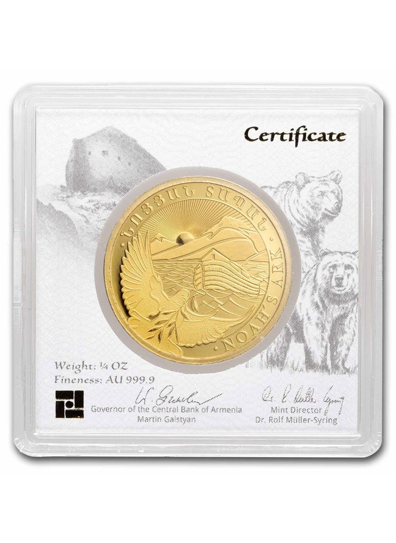 ABConcept - Armenia Noah's Ark Gold 1/4 oz Coin 9999 - Image 1