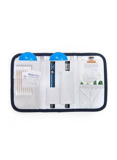 Leng Ke Insulin Cooler Travel Case,Double Layer Handy Medication Insulated Diabetic Carrying Cooling Bag for Insulin Pen,Glucose Meter and Diabetic Supplies with 4 Cooler Ice Pack  - Image 3