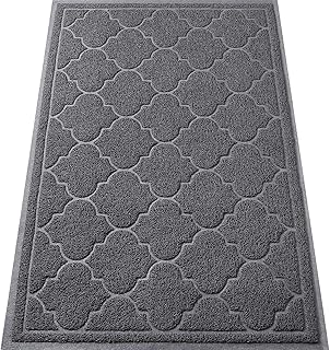 LuxStep Door Mat Large 24x36 Inch Indoor Outdoor Doormat, Non-Slip Low-Profile Design Floor Mat, Durable Trap Dirt and - Image 1