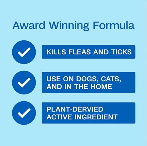 ADAMS Botanicals Flea Tick Pet Home Spray Flea Spray for Dogs Cats Puppies Kittens Indoor Home Treatment Kills Fleas Ticks on Pet Bedding and Furniture 16 oz - Image 3