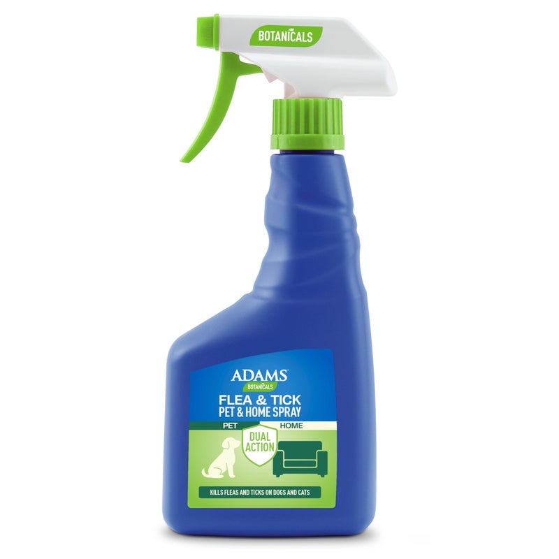 ADAMS Botanicals Flea Tick Pet Home Spray Flea Spray for Dogs Cats Puppies Kittens Indoor Home Treatment Kills Fleas Ticks on Pet Bedding and Furniture 16 oz - Image 2