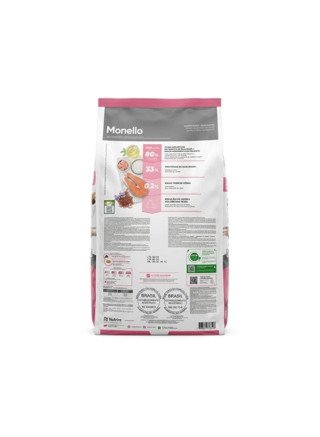 Monello Special Premium Dry Cat Food for Adult Cats | Salmon & Chicken Flavor - 10.1kg - Image 2