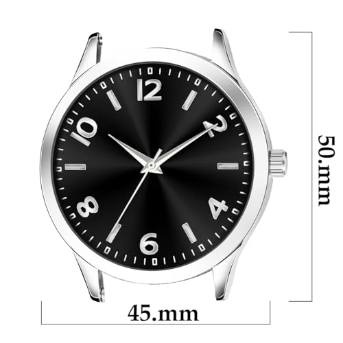 Acnos Fashion Analog Watch Black Blue Green Dial Case Men's Watch Stainless Steel Silver Color Band Quartz Movement Scratch-Resistant - Image 3