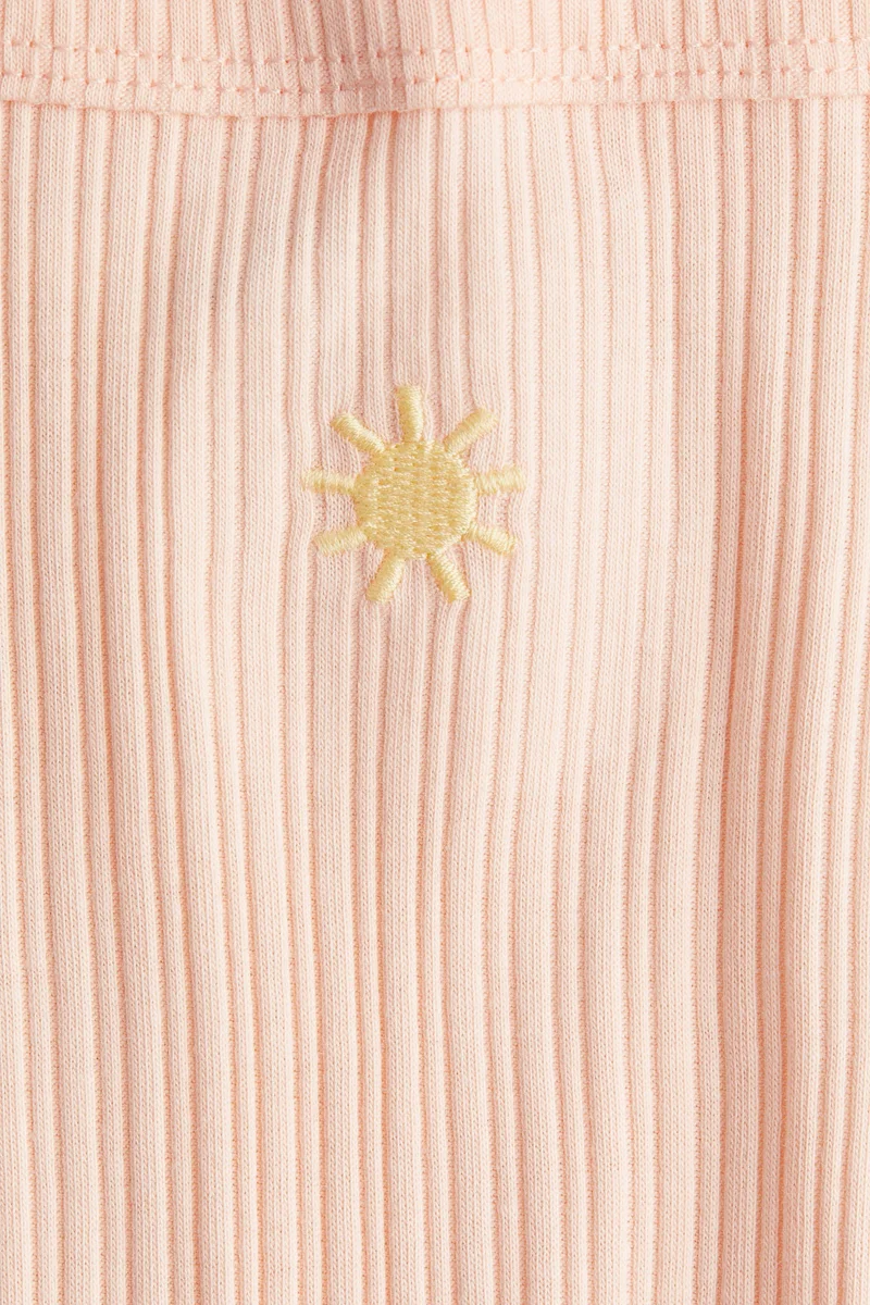 H&M Embroidery-detail strappy top