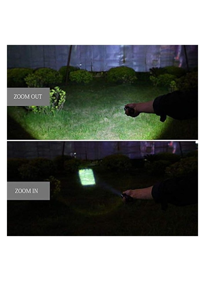 Cree - Bright Cree XM-L T6 high lumens Zoomable LED Flashlight with charger and battery - Image 1