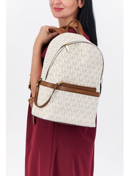 Michael Kors Women Brand Logo Backpacks 40 H x 30 L x 12 W cm, Beige  - Image 2