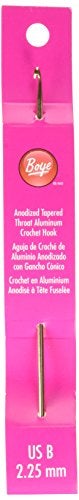 Boye Aluminum Crochet Hooks 6 Inch - Size B 1 - Image 5