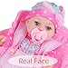 DONTNO 12 Inch Baby Doll with Clothes and Backpack CarrierReborn Baby Doll with Bottles Nipple - Image 3