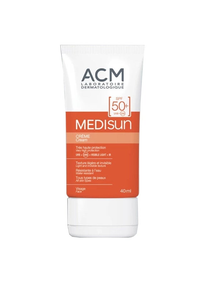 أيه سي أم كريم ACM MEDISUN بعامل حماية من الشمس 50+، 40 مل - Image 1