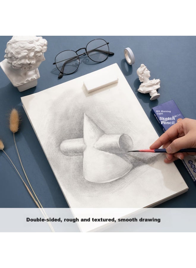M&G Sketchbook 8k/160g Drawing Paper Art Sketch Book For Students Beginners 8 Open 20 Sheets Thickened Teacher Recommended Birthday Gift - Image 5