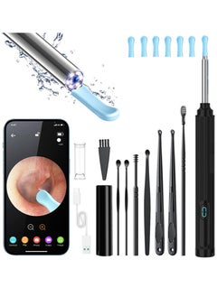Joshberg Visual Ear Wax Removal Tool with light, Wireless Ear Cleaning Kit for iOS, Android Smartphones, Wax Elimination Spoon Kit  - Image 1