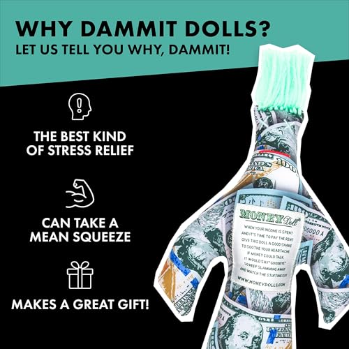 Dammit Doll - Classic Dammit Money Doll - Stress Relief, Gag Gift - Image 3