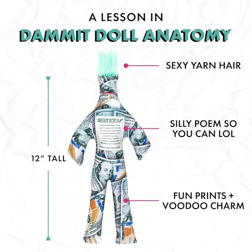 Dammit Doll - Classic Dammit Money Doll - Stress Relief, Gag Gift - Image 4