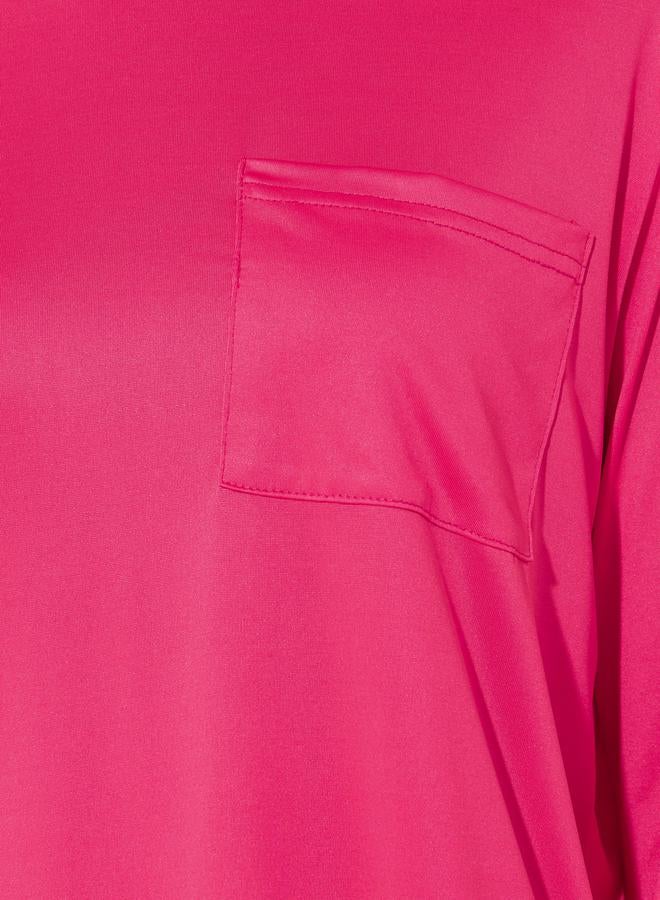 تايك تو طقم بيجامة بأكمام طويلة وياقة مستديرة بنقشة كاروهات - Image 3