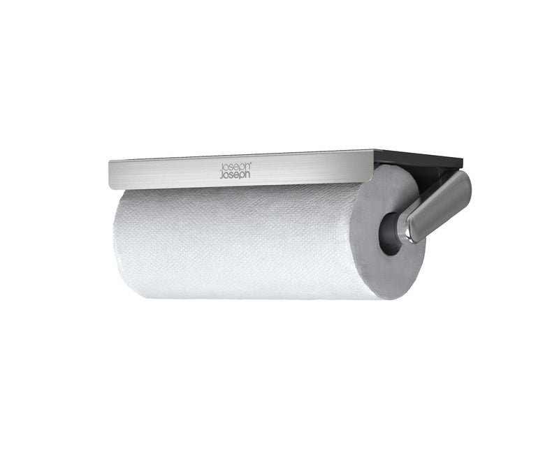 Joseph Joseph RollGrip Under Cabinet Paper Towel Kitchen Roll Holder SpaceSaving Fits up to 55 Diameter Rolls - Image 2