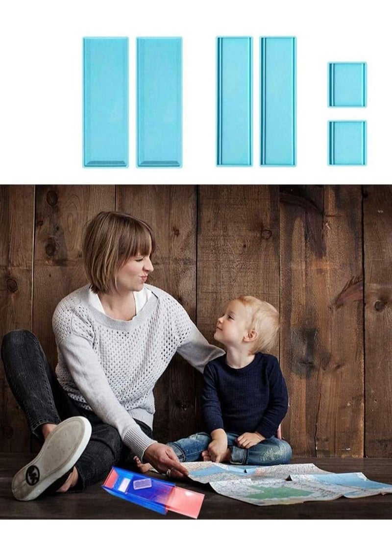 Domino Box Silicone Mold Set for Resin Casting Storage DIY Epoxy Crafts Making Tool Mould Soft Durable Create Unique Case Holder