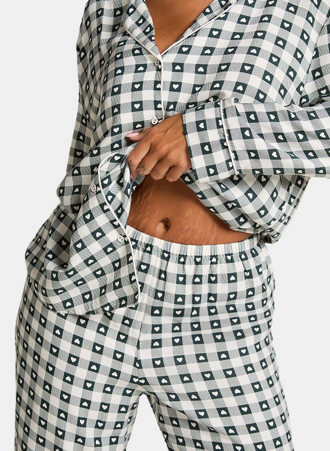 hunkemoller Pyjamaset Twill - Image 2