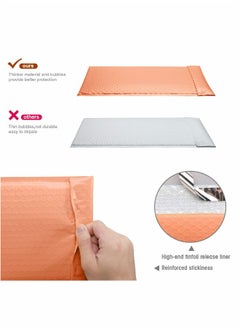 Generic Bubble Out Bags, 50pcs Self-Seal Co-extruded Film Bubble Mailers Anti-static Cushioning Wrap Pouch for Shipping, Storage and Moving, Orange  - Image 4