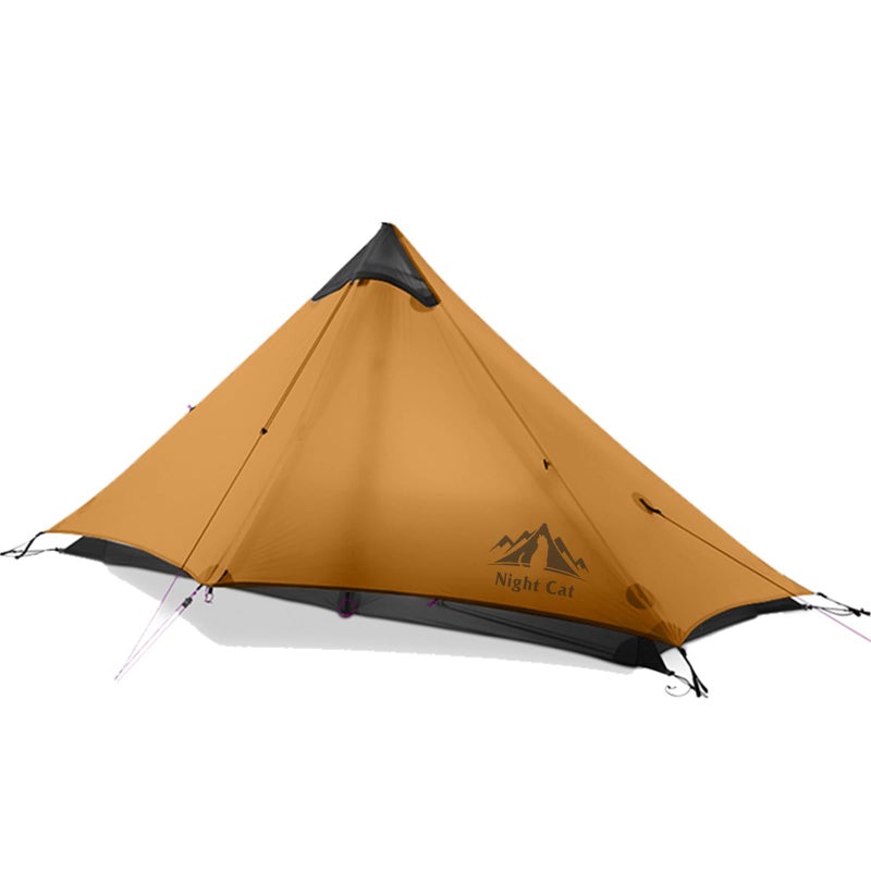 Night Cat Ultralight Tent 1 Person for Professional Backpacker Hiker 2 LBS Only Lanshan Backpacking Bivvy Ground Tent Heavy Rain Waterproof Trekking Pole Not Included - Image 2