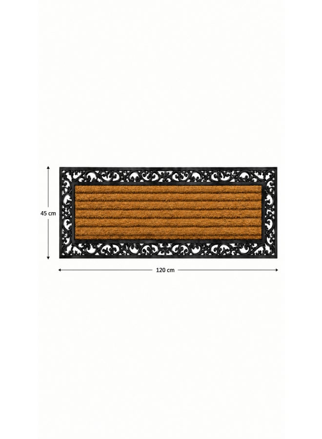 Home auraa Grand Design Doormat  40x60cm | Non Slip PVC and Coir Material | Indoor Outdoor Durable Entrance Doormats - Image 3
