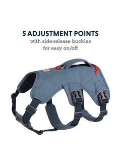 , Web Master, Multi-Use Support Dog Harness, Hiking and Trail Running, Service and Working, Everyday Wear, Slate Blue, X-Small - pzsku/Z8E5F932DBE130830AFBCZ/45/_/1692589465/d4933e28-7e5f-497c-85ba-f52d8b5d2be0