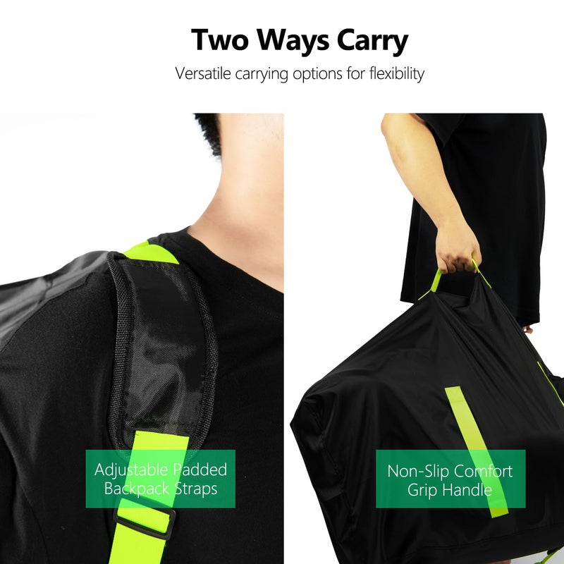 elaia Car Seat Travel Bag for Airplane, Waterproof Wearable with Straps, Large Capacity Padded Car Seat Check Bag, Perfect for Air Travel, Family Vacations, and Parents with Infants - Image 4