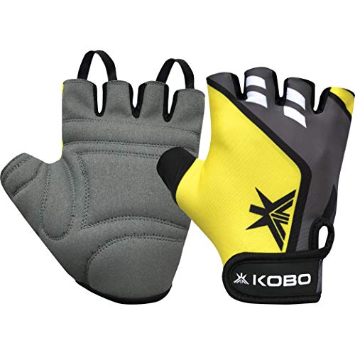 Kobo WTG-28 Weight Lifting Gym Gloves Hand Protector for Fitness Training - Image 1