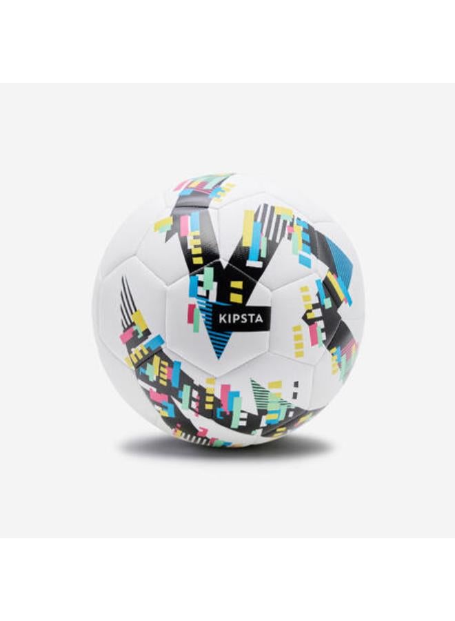 KIPSTA Football Light Learning Ball Size 5 - White/Black - Image 1
