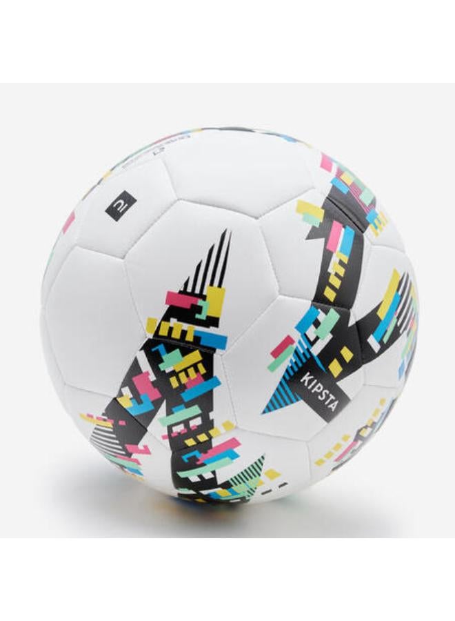 KIPSTA Football Light Learning Ball Size 5 - White/Black - Image 2