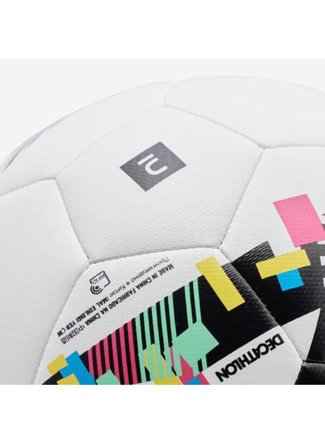 KIPSTA Football Light Learning Ball Size 5 - White/Black - Image 4