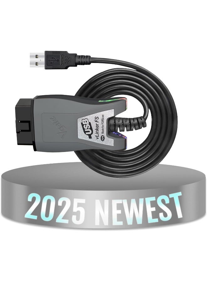 Vgate vLinker FS USB OBD2 Car Diagnostic Tool for FORS-can HS/MS-CAN OBD2 Automotive Scanner - Image 1