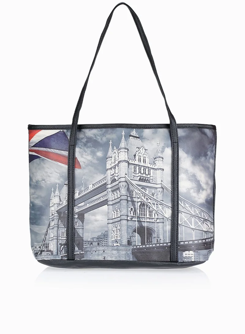 Ginger Printed Shopper