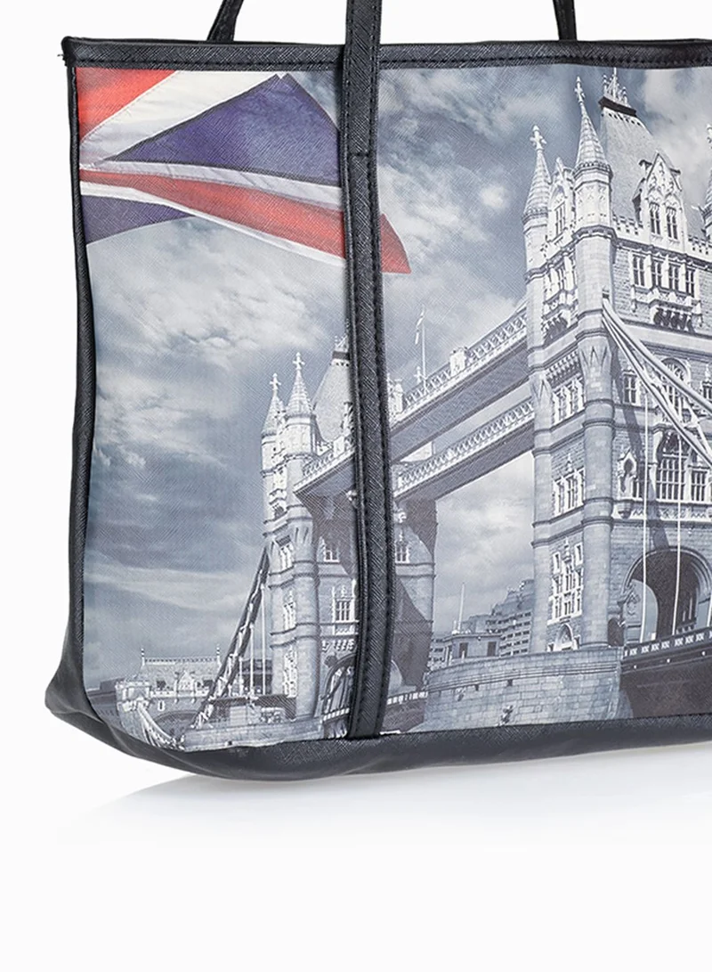 Ginger Printed Shopper