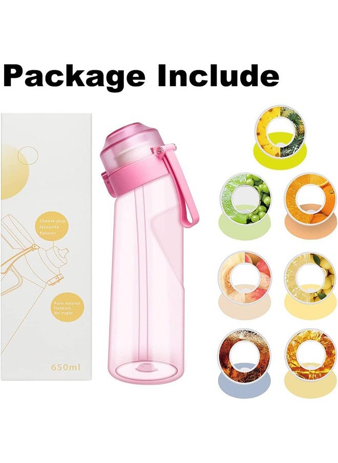Generic Sports Air Water Bottle BPA Free, 650ml Starter up Set Drinking Bottles with Fruit Flavour Pod Scented For Flavouring 0 Sugar, 0 Calorie  - Image 1