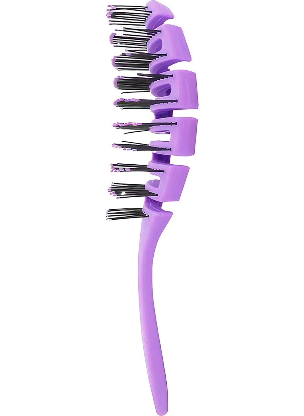 Bizimevde 3D Professional Hair Brush Hair Brush Pink Pro Three Dimensional Oval Hair Brush Oval  - Image 2