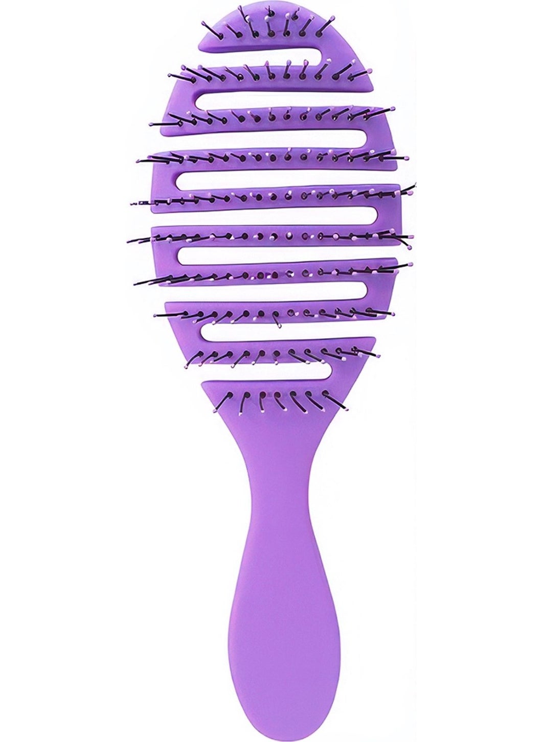 Bizimevde 3D Professional Hair Brush Hair Brush Pink Pro Three Dimensional Oval Hair Brush Oval  - Image 3