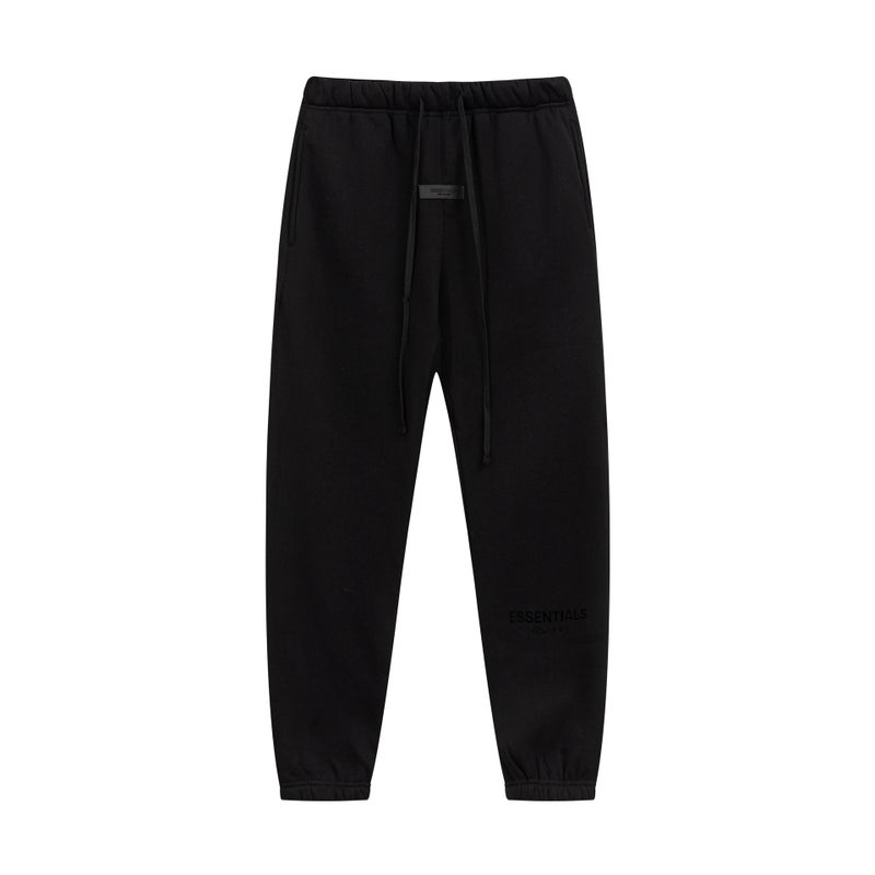 Fog Icon Multi-Line 3M Reflective Pants Drawstring Leg Casual Velvet Sweatpants Men'S And Women'S Straight Pants - Image 1