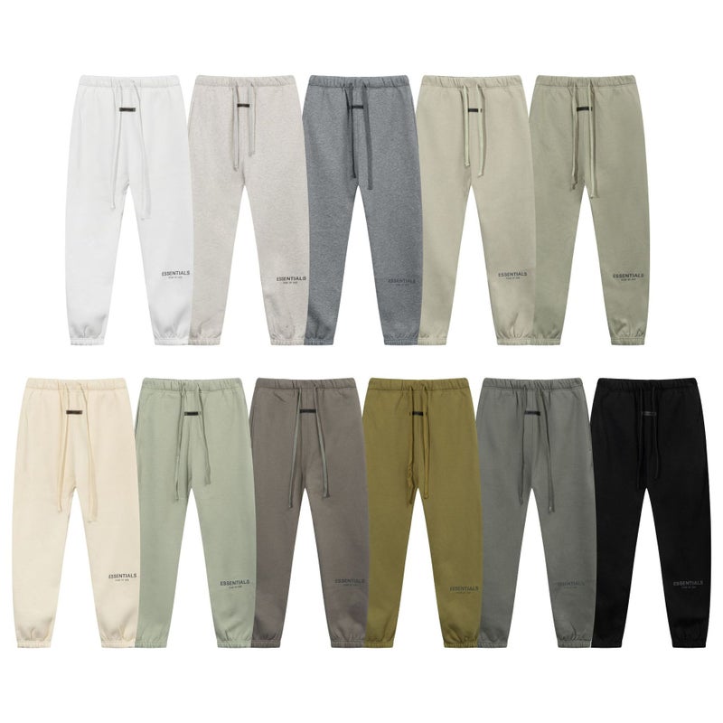 Fog Icon Multi-Line 3M Reflective Pants Drawstring Leg Casual Velvet Sweatpants Men'S And Women'S Straight Pants - Image 2