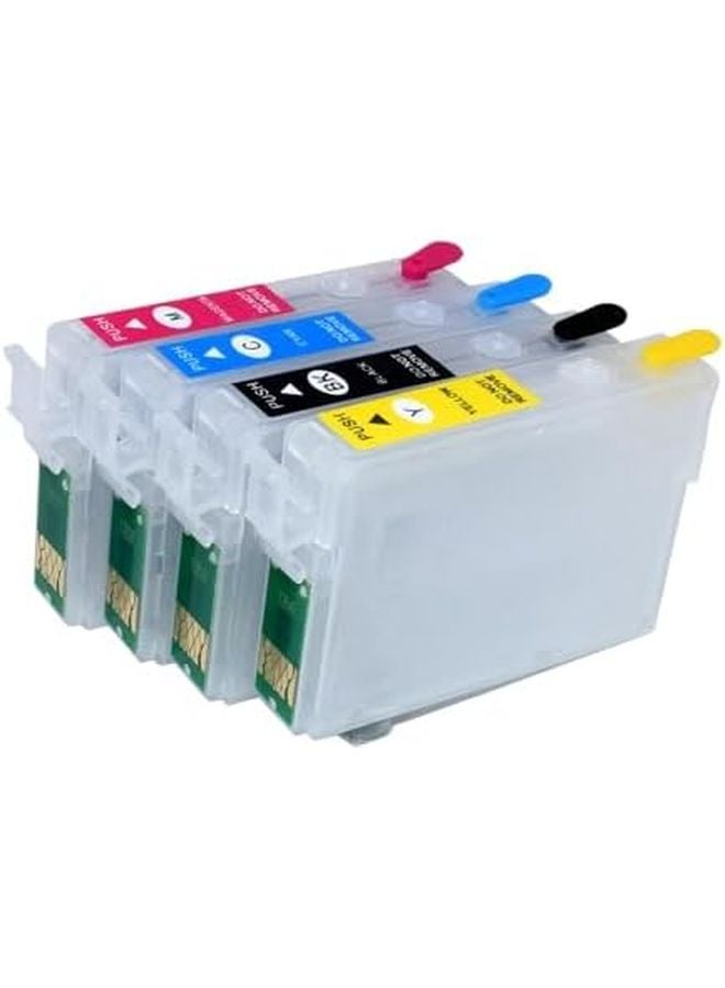 T0731N خرطوشة حبر قابلة لإعادة التعبئة متوافقة مع طابعات Stylus TX210 CX3900 CX7300 CX8300 C79 C90 T40W CX5900F CX6900F - Image 2